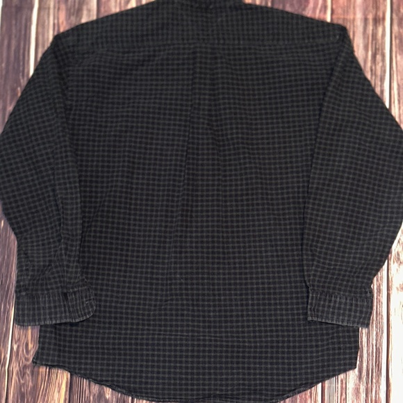 Vintage 90s TommyHilfiger Striped Plaid Long Sleeve Button Shirt - Picture 5 of 5